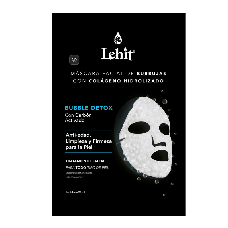 MASCARILLA FACIAL DETOX CARBON ACTIVADO X20ML