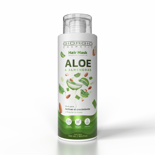 Mascarilla Capilar Aloe y Almendras Giorgio 550ml