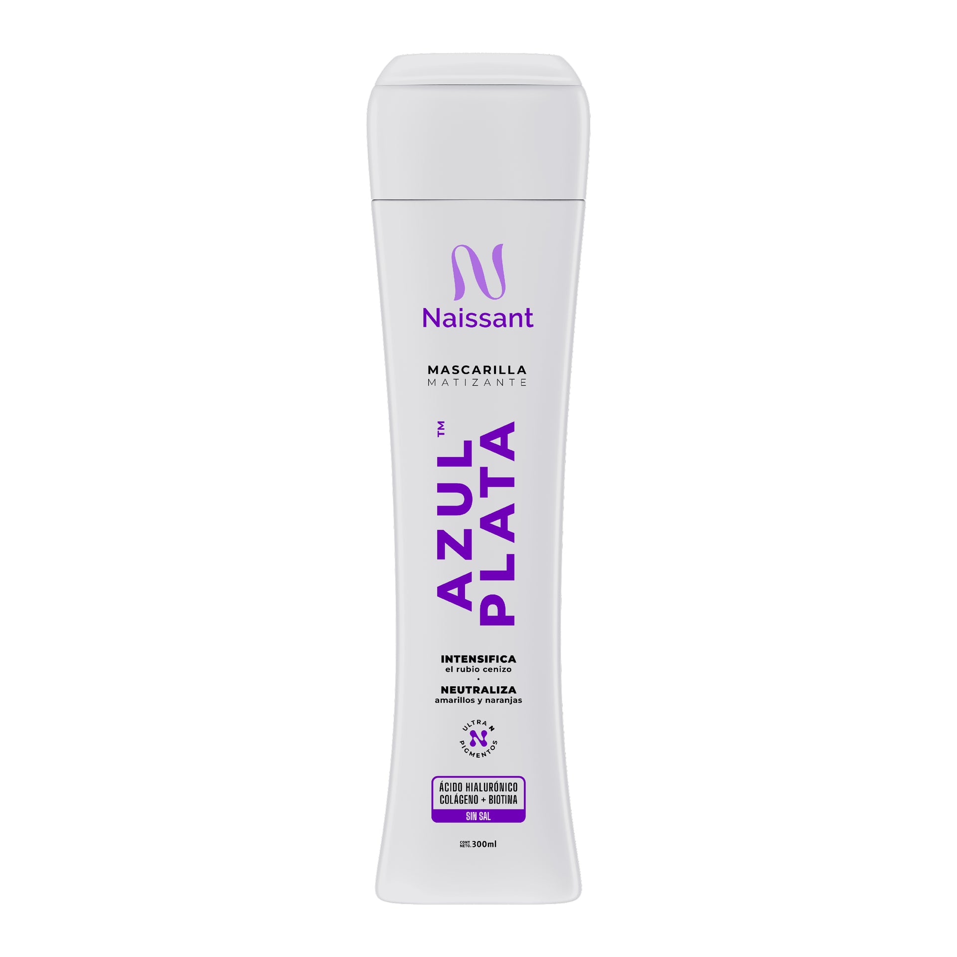 Mascarilla Matizante Naissant Tratamiento X 300 ml Azul Plata