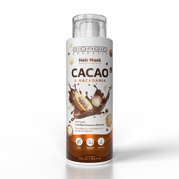 Mascarilla Capilar Cacao y Macadamia Giorgio 550ml