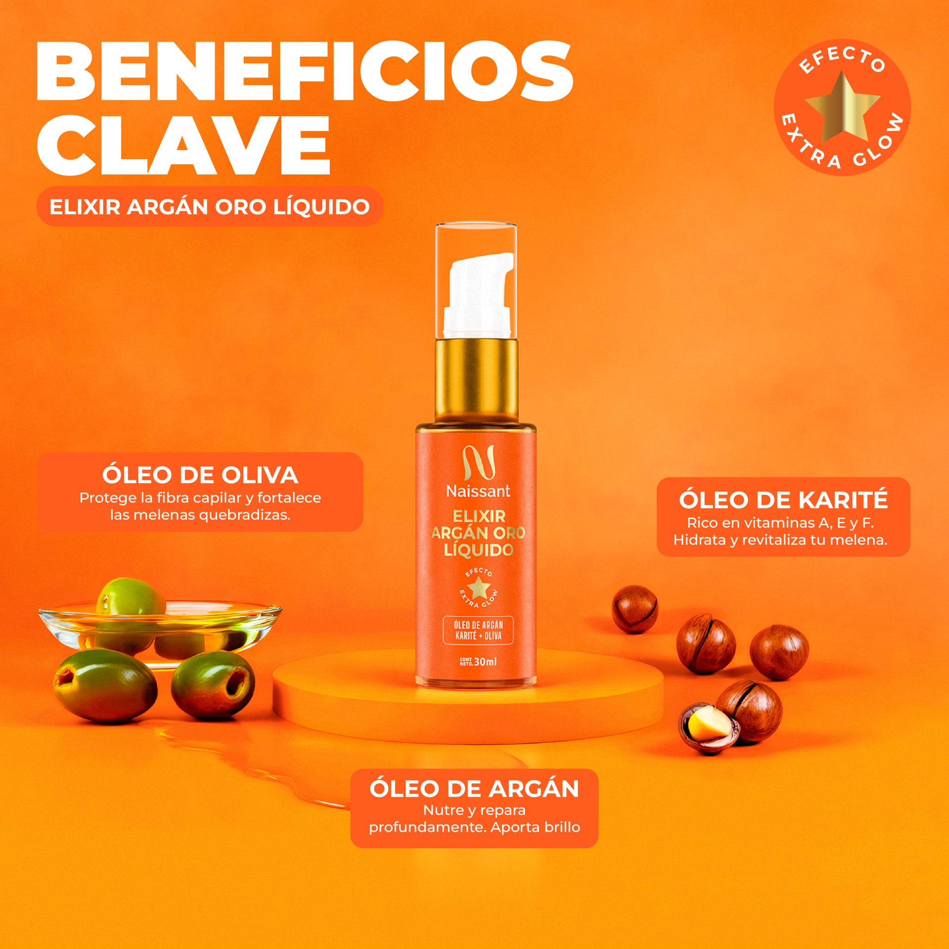 Elixir de Argán Naissant Oro Líquido X 30 ml