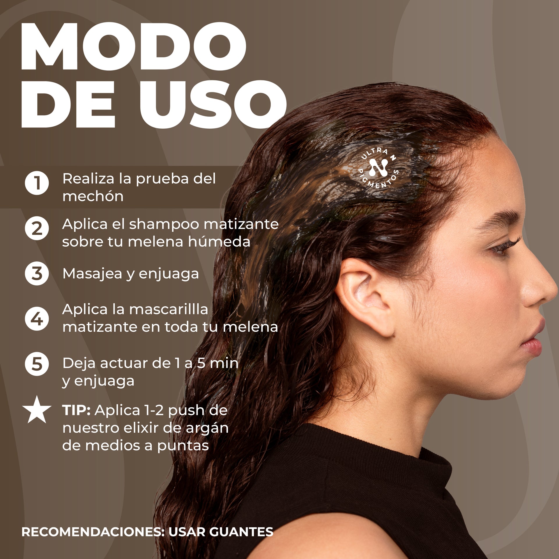 Mascarilla Matizante Naissant Tratamiento X 300 ml Glow Mocca