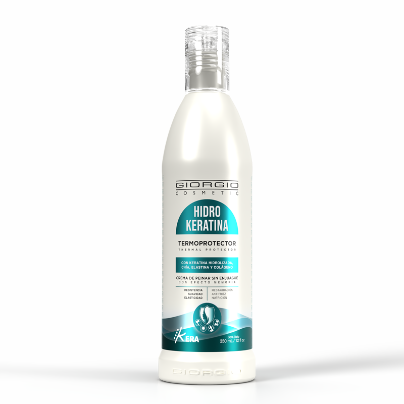 CREMA PARA PEINAR Y TERMOPROTECTOR HIDROKERATINA X350ML GIORGIO