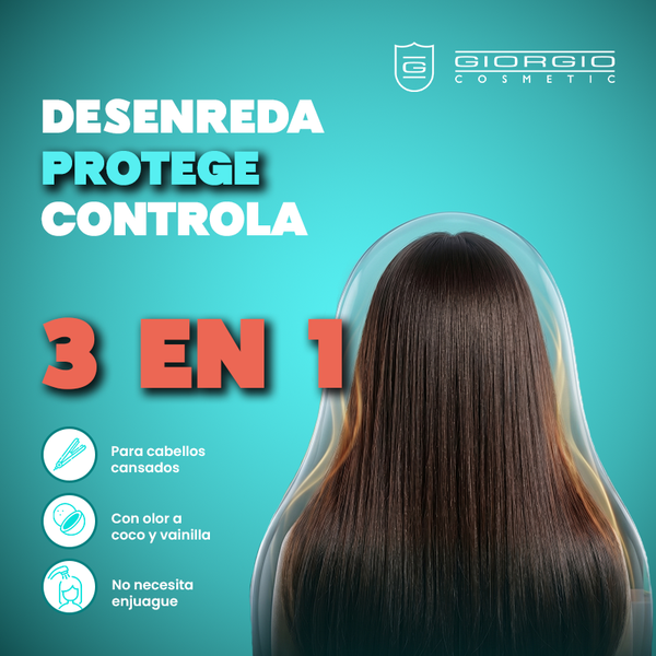 Crema para Peinar y Termoprotector Hidrokeratina  Giorgio 350ml