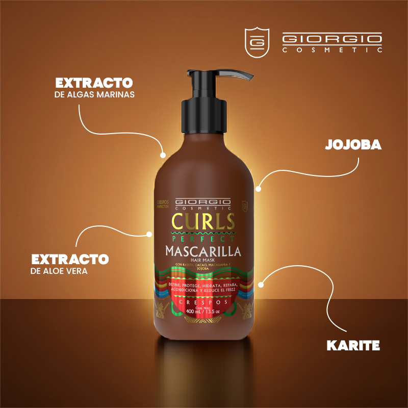 MASCARILLA CURLS PERFECT GIORGIO X 400ML