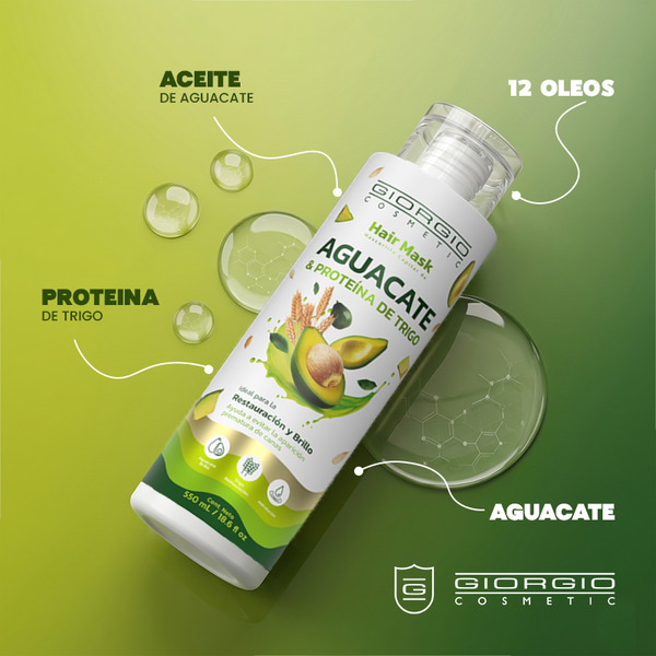 Mascarilla Capilar Aguacate Giorgio 550ml
