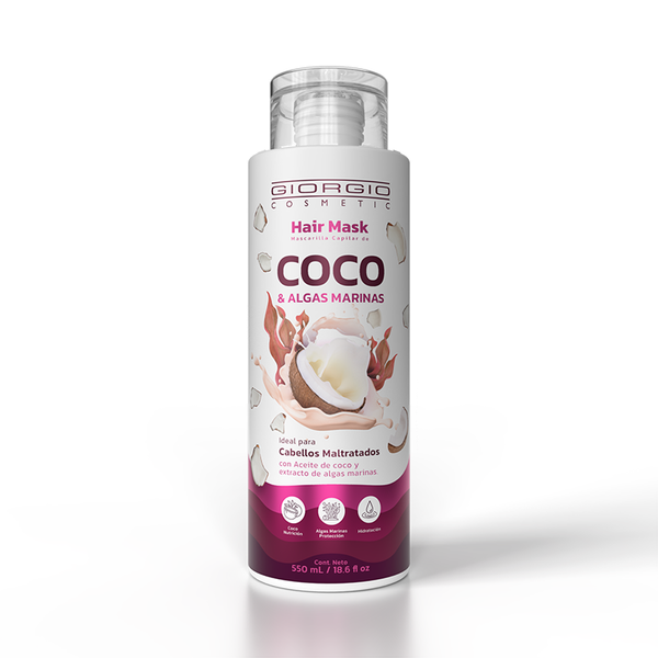 Mascarilla Capilar Coco y Algas Marinas Giorgio 550ml