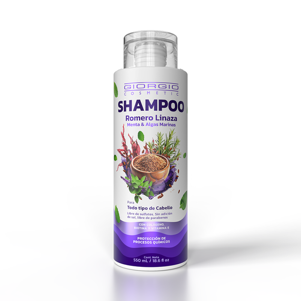 Shampoo Romero y Linaza 550 ml